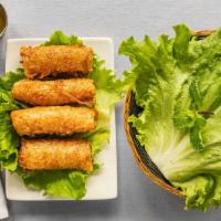 Vietnamese Spring Rolls · Vietnamese spring rolls stuffed with pork, shrimp, mushroom and crystal noodles, served with...