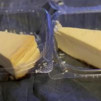 Cheese Cake · New york style cheese cake topped with mandarin orange segments