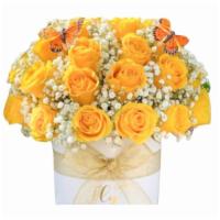 Beautiful And Luxury Box Of Yellow Roses · Beautiful and luxury box of yellow roses perfect for any occasion.