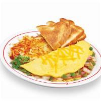 Western Omelet · Ham, Green Pepper and Onions