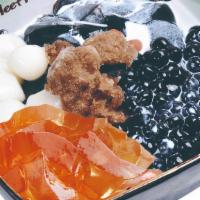 Icy Grass Jelly C · Best seller.  Rice Ball+ melon jelly + boba.
