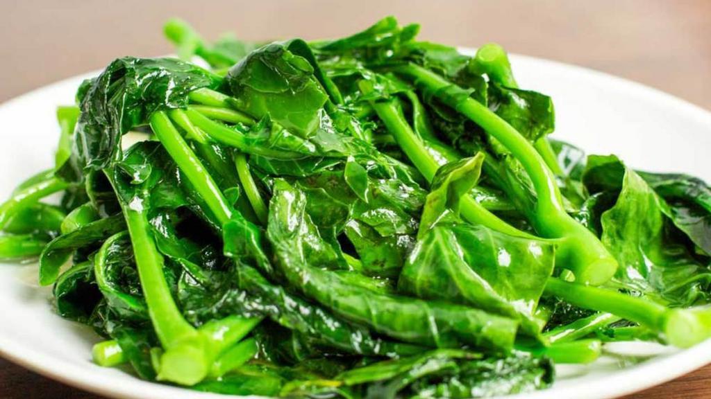 Chinese Green/ Chinese Broccoli 菜心/唐芥兰(蒜蓉/耗油/清炒) · With garlic / oyster sauce/ plain.