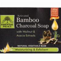 Bamboo Charcoal Soap · Bamboo Charcoal Soap With Wallnut & Acacia Extracts,Moisturizing & Exfoliant.*Natural Vegeta...