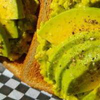 Avocado Toast · On your choice of wheat, rye, or sourdough.