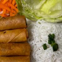 Spring Regular Roll (4) · Deep-fried egg roll filled with ground chicken, carrot, onion, long rice, and taro served wi...