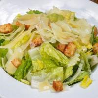 Caesar Salad · Romaine lettuce, croutons, shaved Parmesan, & Caesar dressing.