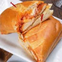 Chicken Parmigiana Hot Sandwich Large (10