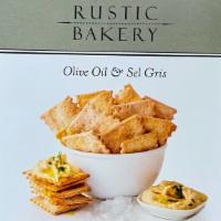 Rustic Bakery Artisan Crisps · All natural ingredients and flavors that specifically complement cheese.
