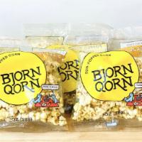 Bjornqorn · Homegrown non-gmo popcorn that's seasoned with all natural, gluten free, and vegan ingredien...