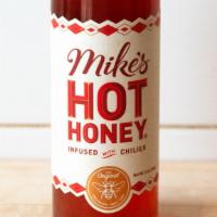 Mike'S Hot Honey · Mike’s Hot Honey is a sweet-heat combo of honey infused with chili peppers. All natural, glu...