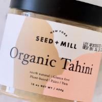 Seed + Mill Organic Tahini · 16 oz jar | Seed + Mill's Organic Tahini is a creamy blend of premium sesame seeds. The seed...