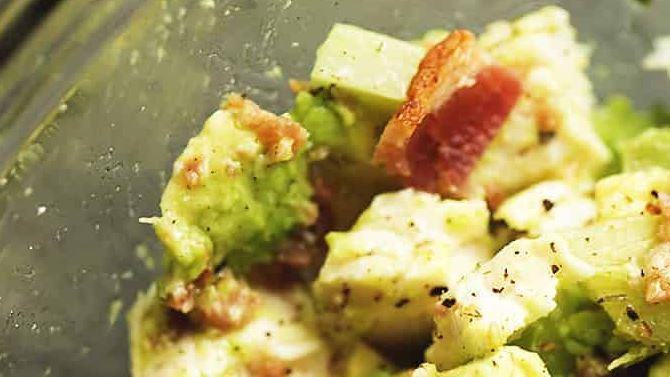 Chicken Avocado Salad · Mixed greens avocado carrots and chicken, balsamic house dressing.