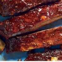 Bbq Spare Ribs - 1 Pound · One pound of our slow cooked BBQ Heritage Pork Spare Ribs, smoked over hickory and apple woo...