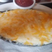 Three Cheese Mac And Cheese · Guyere, white cheddar and goudda