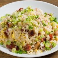 Dad'S Fried Rice · Because Papa Tran knows best. Vietnamese mortadella, Chinese sausage, fluffy egg, charred on...
