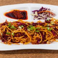 Drangthuk · Cold vermicelli noodle. Vegetarian option available.