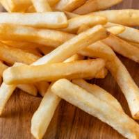 Fresh Cut Fries · Golden fries.
