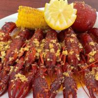 Crawfish · Comes with corn and potatoes