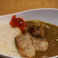  Chicken Paitan Curry Over Rice · Our house made Japaynese curry with our original Chicken Paitan soup over a pile of rice. Lo...