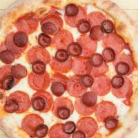Half Sheet Pizza Pepperoni Lovers · Regular &  Cup n Char Pepperoni.