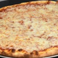 Cheese Pizza · Tomato sauce and mozzarella cheese