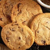 Chocolate Chip Cookies · Four melt-in-your-mouth chocolate chip cookies.