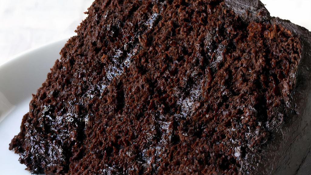 Chocolate Layer Cake · Chocolate Cake layered with Chocolate Ganache