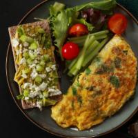 Western Omelette · Delicious Western Omelette made with three eggs, green peppers, onions, and ham, prepared to...