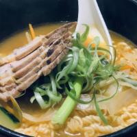 Pork Ramen · Korean noodle soup with pork.