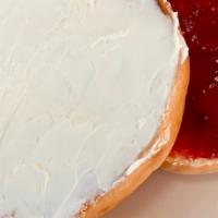 Bagels ,Cream Cheese& Jelly · jelly & cream cheese