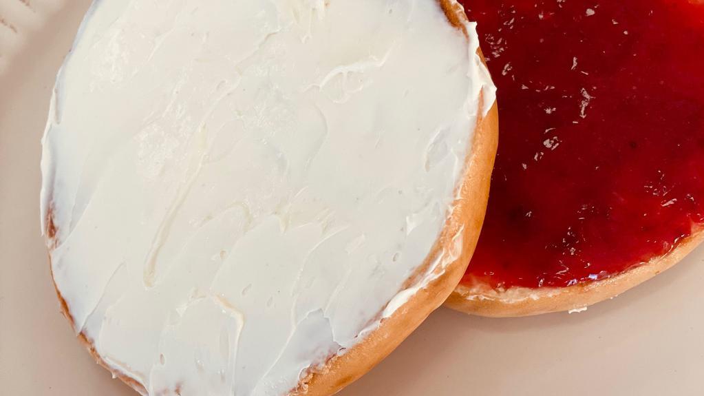Bagels ,Cream Cheese& Jelly · jelly & cream cheese