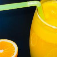 New 100% Orange Juice / Jugo De Naranja _16On · WITH_fruit natural orange juice 100% 
con_ frutas  de naranja natural