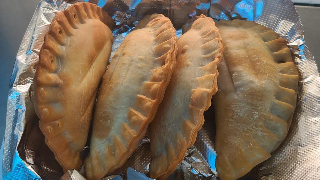 Four Pack - Empanada Special · Mix and match any 4  of our delectable Empanadas.  Cooked to perfection. No special instructions.