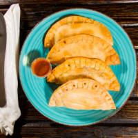 Frozen(Raw) -  Four Empanada Special · Frozen( raw) - Cook your own Empanadas! Air fry or bake them on your own. Mix and match any ...