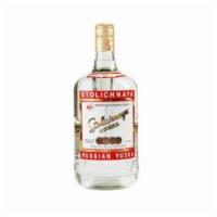 Stolichnaya, 1.75 Ltr Vodka (40.0% Abv) · One of the worlds true vodka icons, Stoli® Vodka is pure spirit distilled from selected grai...