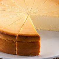 Ny Cheesecake · A creamy New York style cheesecake