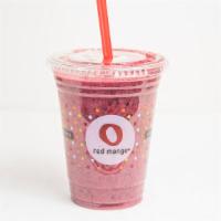 Blueberry Burner Smoothie · Pineapple juice, blueberry, banana and red mango metabolic fit 360 boost.