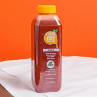 The Heart Beeter · Beet, carrot, apple, ginger, spinach and lemon.