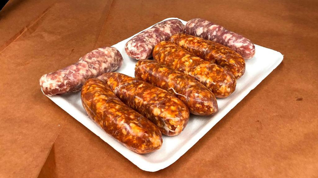 Hot And Sweet Sausage Variety Combo · 8 pieces