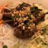 Grilled Beef · With vermicelli.
