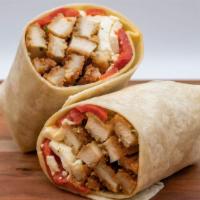 Uncle Giuseppe'S Wrap · Breaded Chicken, Mozzarella and Roasted Red Peppers in a Flour Wrap.
