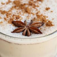 Chai Latte 12Oz · House made chai (Chai tea steeped with Honey, Apples and Peppercorns) with your choice of st...