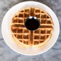 Vegan Gluten Free Waffle · Scratch Made plant based waffle made from Gluten Free flour (Flour does not have any soy or ...