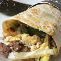Breakfast Burrito
 · Home fries, Bacon, Egg & Cheese