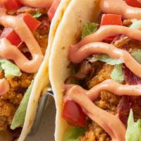 Chicken Blt Taco · An unauthentic yet totally delicious taco featuring crispy chicken alongside bacon, lettuce ...