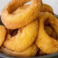 Side Jumbo Onion Rings · Lightly fried onion rings.  (820 cal)