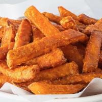 Side Sweet Potato Fries · A balance of sweet and savory, these fries are sprinkled with a hint of seasoned salt. (330 ...