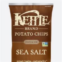Kettle Chips.  Sea Salt · 