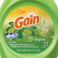 Gain Detergent. 25Oz · Detergent.  Original