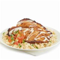 Grilled Fish (Blackened Tilapia) Rice · Grilled tilapia rubbed with our signature spices.
